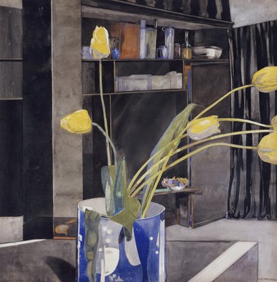 Yellow Tulips, circa 1922-23 by Charles Rennie Mackintosh