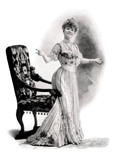 A Parisian Actress, Mademoiselle Charlotte Wiehe, 1901 by Charles Reutlinger