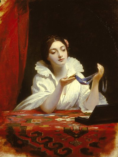 The Miniature by Charles Robert Leslie