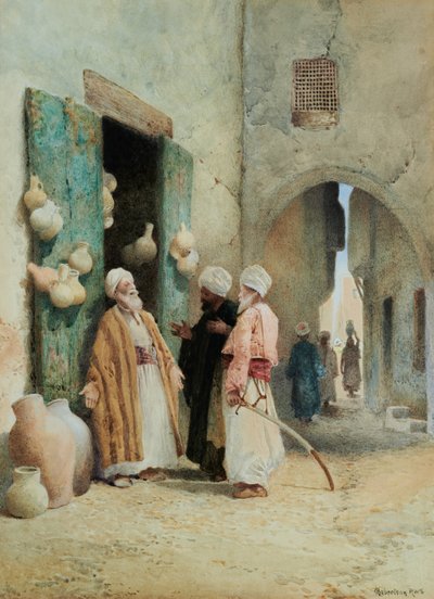 A Dispute in Cairo by Charles Robertson