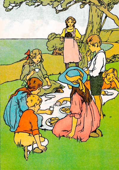 A Christmas Dinner in New Zealand, 1912 by Charles Robinson