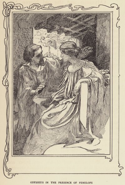 Odysseus in the presence of Penelope by Sir John Charles Robinson