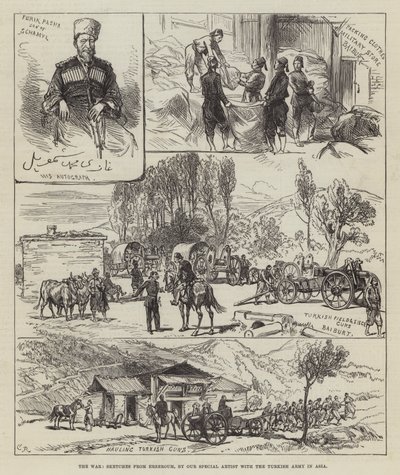 The War, Sketches from Erzeroum by Sir John Charles Robinson