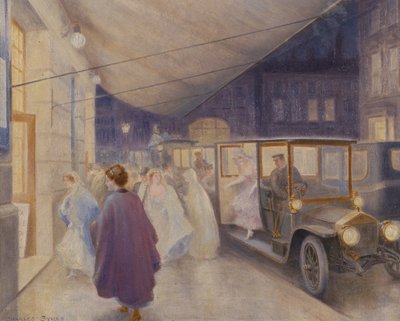 Arrival at the Opera by Charles Robinson Sykes
