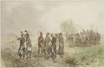 Meeting of French Officers in Holland, 1793 by Charles Rochussen