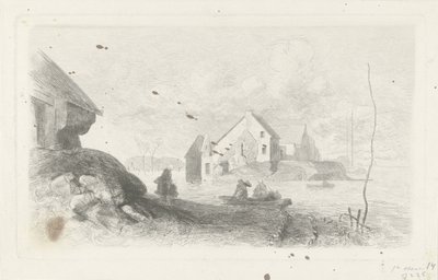 Flood in Lith by Charles Rochussen
