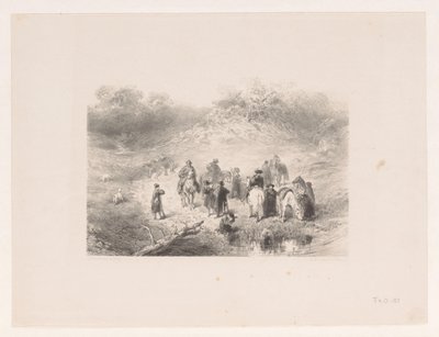 Riders in a Dune Landscape by Charles Rochussen