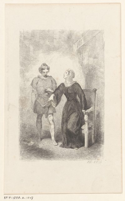 Wilfried with his mother by Charles Rochussen