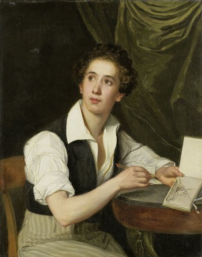 Self-Portrait by Charles Saligo