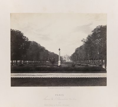 Avenue of the Observatory (Luxembourg) by Charles Soulier