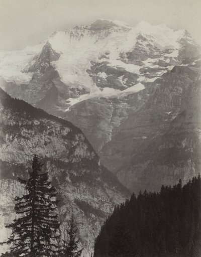 Jungfrau, View from Mürren, Switzerland, c. 1860s by Charles Soulier