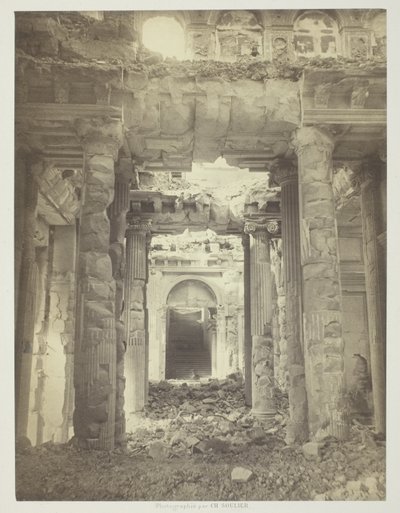 Paris Fire (The Grand Staircase Entrance) by Charles Soulier