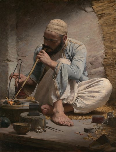The Arab Jeweler by Charles Sprague Pearce
