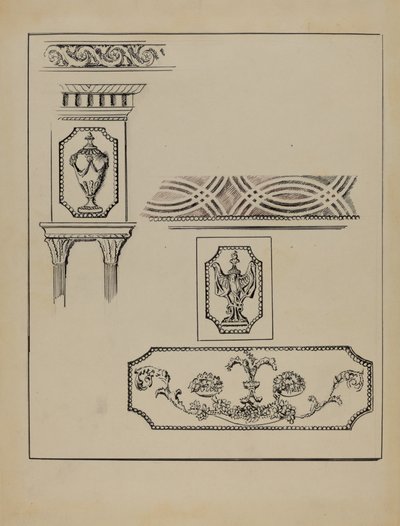 Details of Paneling by Charles Squires