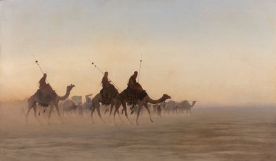 Great Caravan of Mecca by Charles Theodore Frere