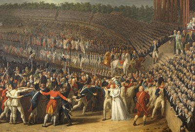 Festival of the Federation, July 14 by Charles Thevenin