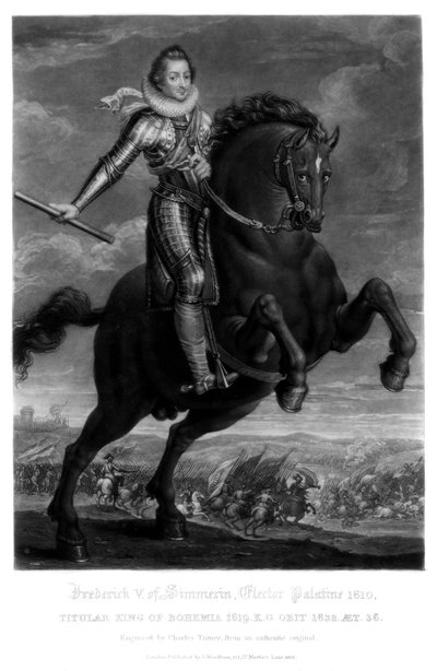 Frederick V, Elector Palatine, 1816 by Charles Turner