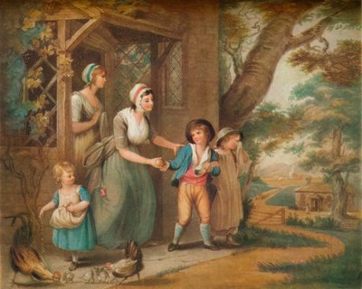 Going to School by Charles Turner