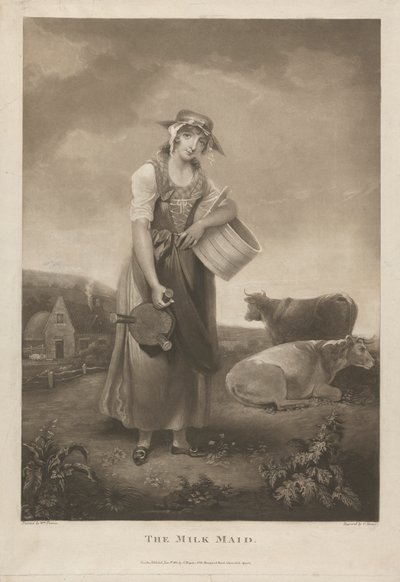 The Milk Maid by Charles Turner