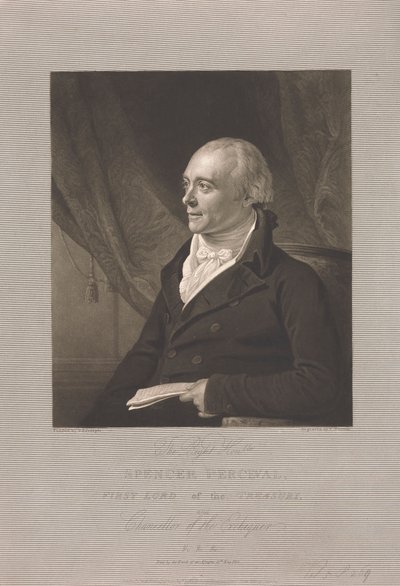 The Right Honourable Spencer Perceval by Charles Turner