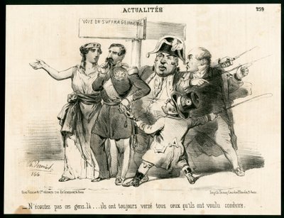 Le Charivari, Satirical in B & W by Charles Vernier