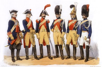 Uniforms of French Army: Gendarmes by Charles Vernier