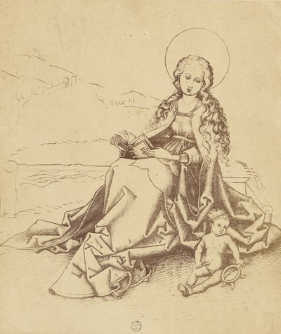 The Holy Virgin with the Child by Charles Von Bouell