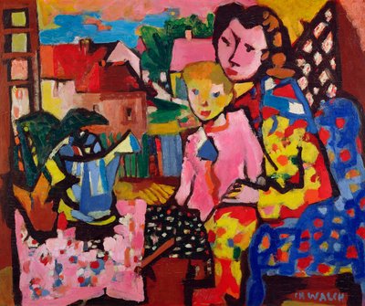 Mother and Young Boy by Charles Walch