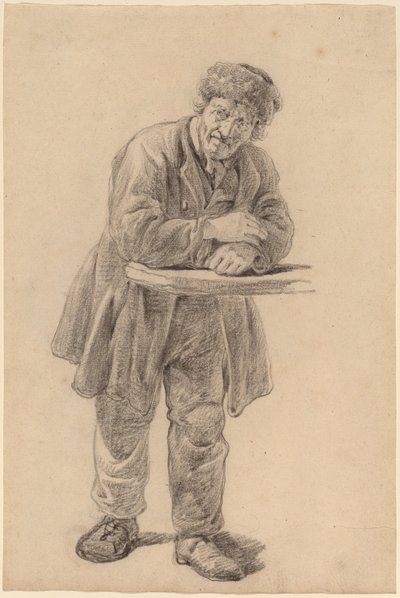Man Leaning on a Counter by Charles Wesley Jarvis