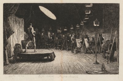 Life School Royal Academy by Charles West Cope