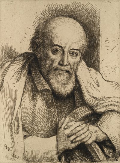 Portrait of Samuel Palmer by Charles West Cope