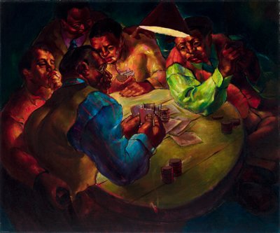 Card Players by Charles White