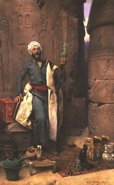 The Antique Seller by Charles Wilda