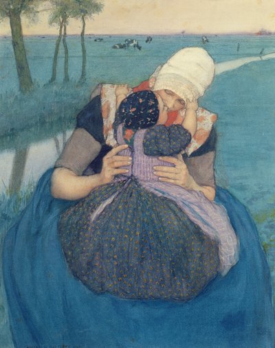 Mother and Child by Charles William Bartlett