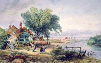 View of the Thames near Sonning by Charles William Carter