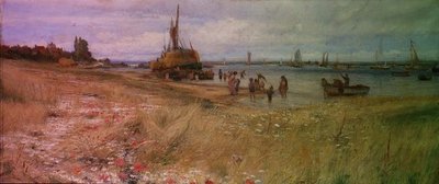 Coastal Scene by Charles William Wyllie