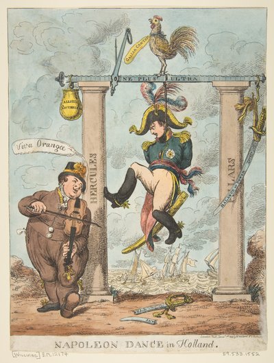 Napoleon Dance in Holland, January 1, 1814 by Charles Williams