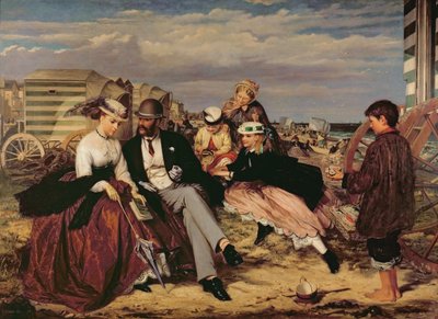 On the Beach by Charles Wynne Nicholls