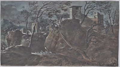 Ancient River Landscape by Charles de Thomas