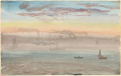 East River, Sunrise by Charles de Wolf Brownell