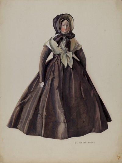 Quaker Costume Doll by Charlotte Angus