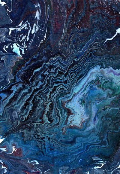 Acrylic Pouring, 2020 by Charlotte Orr
