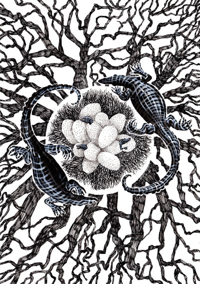 Crocodile Eggs, 2020 by Charlotte Orr