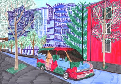 Koloniestraße, Wedding by Charlotte Orr