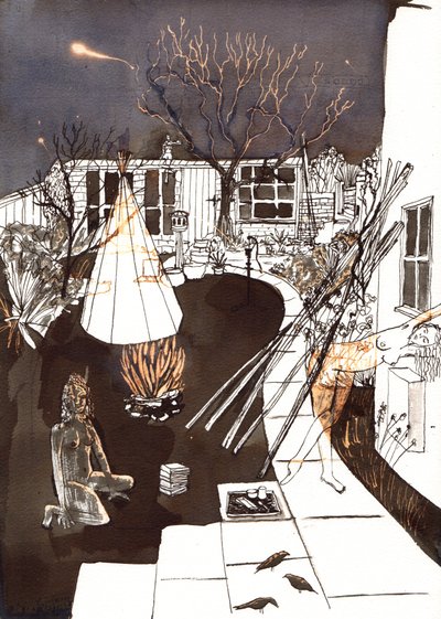 Pixies in the Garden, 2021 by Charlotte Orr