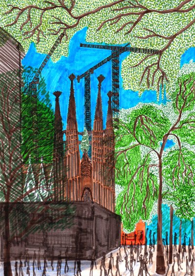 Sagrada Familia, 2017 by Charlotte Orr