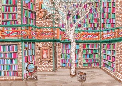 Tree Library, 2017 by Charlotte Orr