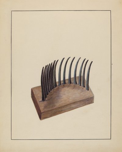 Comb (For Agricultural Use) by Charlotte Winter