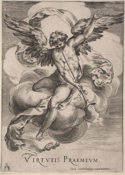 An Allegorical Figure: Virtutis Praemium by Cherubino Alberti