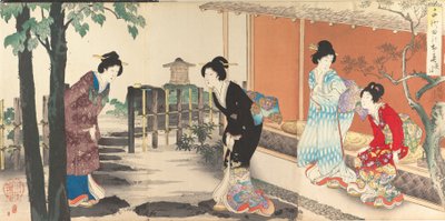 Chiyoda Castle Album of Women by Chikanobu Yoshu